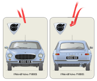 Volvo P1800S 1966-68 Air Freshener